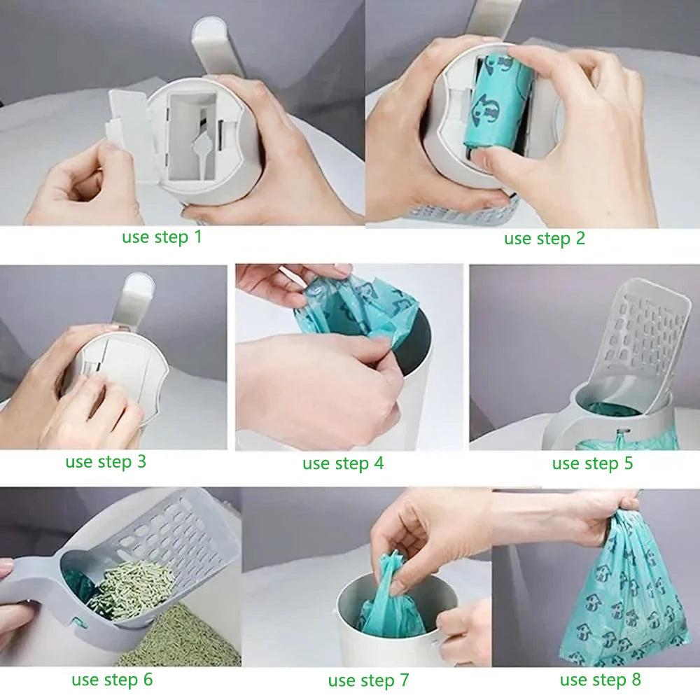 PurrScoop™ - Self Cleaning Cat Litter Scoop with Filter