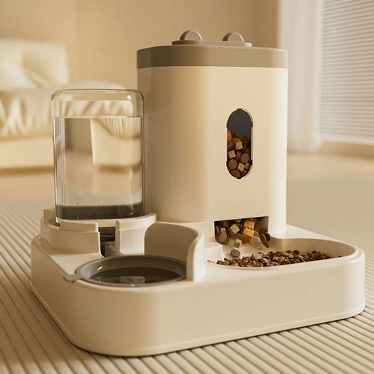 Automatic Pet Feeder & Water Dispenser for Cats Dogs - Smart Food Feeding Station, Automatic Waterer, Pet Supplies