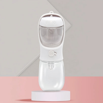 FetchFlow™ — Portable Pet Water Bottle with Food Compartment