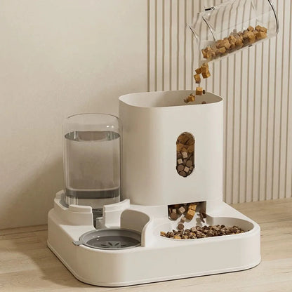 Automatic Pet Feeder & Water Dispenser for Cats Dogs - Smart Food Feeding Station, Automatic Waterer, Pet Supplies